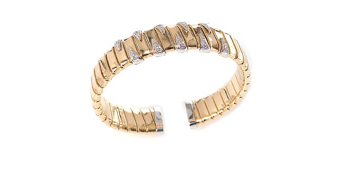 bracciale tubogas linea Cuori e Fiori