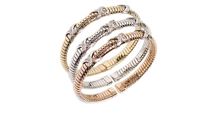 bracciale tubogas incroci e linee, tubogas jewels