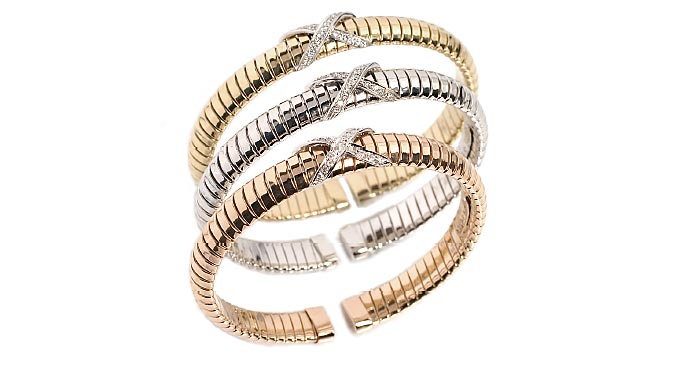 bracciale tubogas incroci e linee, tubogas jewels