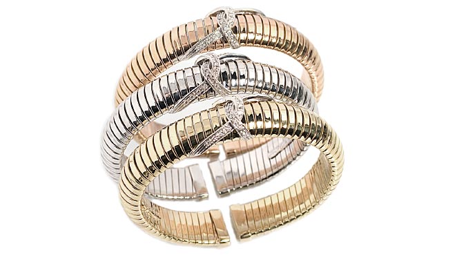 bracciale tubogas incroci e linee, tubogas jewels