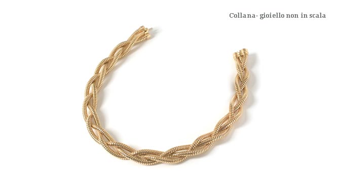 Necklace tubogas, jewels tubogas