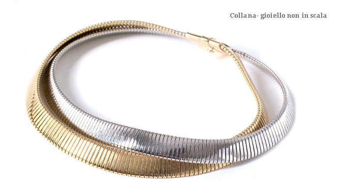 Necklace tubogas, jewels tubogas