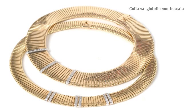 Necklace tubogas, jewels tubogas